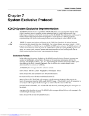 KURZWEIL K2600 - MUSICIANS GUIDE REV A PART NUMBER 910331 CHAP 7 Manual