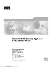 Cisco 515E - PIX Restricted Bundle Getting Started Manual