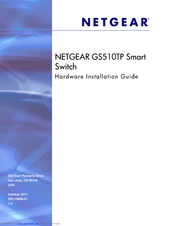 Netgear ProSafe GS510TP Hardware Installation Manual