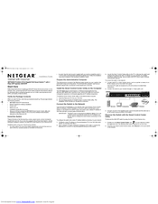 Netgear ProSafe GS510TP Installation Manual