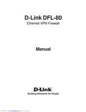 D-Link DFL-80 User Manual