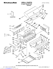 KitchenAid KBNU487TSS00 Parts List