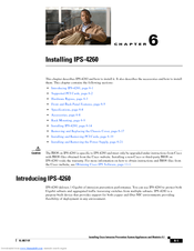 Cisco IPS-4260 Installation Manual