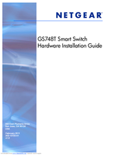 Netgear GS748Tv4 Hardware Installation Manual