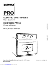 Kenmore 4100 - Pro 30 in. Electric Single Wall Oven Use & Care Manual