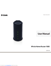 D-Link Whole Home Router 1000 User Manual