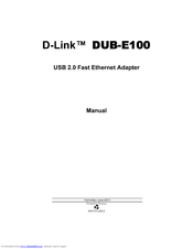 D-Link DUB-E100 User Manual