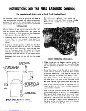 FIELD CONTROLS 575300 Instructions