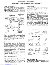 FIELD CONTROLS 1977000 Installation Instructions