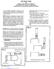 FIELD CONTROLS 4592700 Instructions