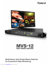 Roland MVS-12 Brochure