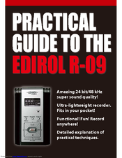EDIROL R09 Practical Manual
