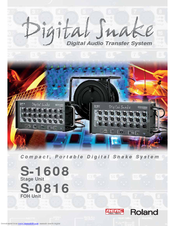 Roland Digital Snake S-0816 Brochure