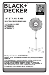 Black & Decker BFP18SXB Instruction Manual