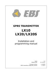 EBS LX20S Installation And Programming Manual