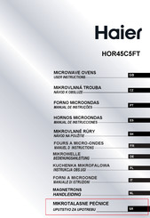 Haier HOR45C5FT User Instructions