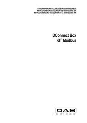 DAB DCONNECT BOX Instruction For Installation And Maintenance