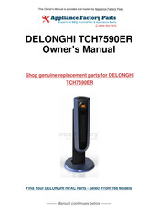 DeLonghi TCH 7590 Instructions For Use Manual