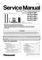 Panasonic SA-BTT195P Service Manual