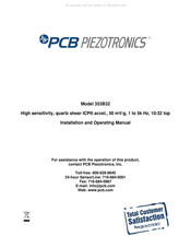 PCB Piezotronics ICP 353B32 Installation And Operating Manual