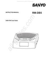 Sanyo RM-DB5 Instruction Manual