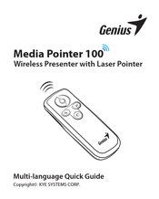 Genius Media Pointer 100 Quick Manual