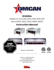 Omcan CE-CN-0405 Instruction Manual