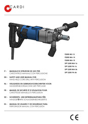 Cardi P2000 MA-14 Safety And Users Manual