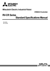 Mitsubishi Electric MELFA RV-CR Series Standard Specifications Manual