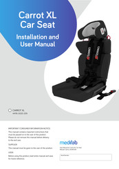 Medifab Carrot XL Installation And User Manual
