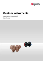signia Insio Nx IIC User Manual