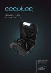 cecotec Rock'nToast Classic + Instruction Manual