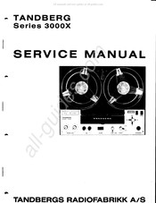 TANDBERG 3021X Service Manual