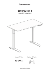 Autonomous SmartDesk 5 Assembly Instructions Manual