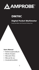 Amprobe DM78C User Manual