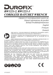 DUROFIX WURTH RW1221-3 Product Information Manual
