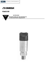 Omega PSW2100 Instruction Sheet