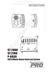 Channel Vision P-0930 Instructions Manual