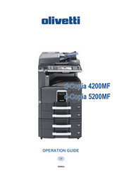 Olivetti d-Copia 5200MF Operation Manual