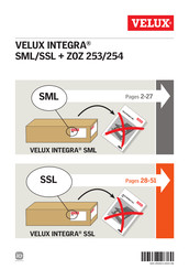 Velux ZOZ 253 Installation Instructions Manual