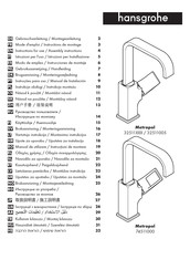 Hans Grohe Metropol 32511 Series Instructions For Use/Assembly Instructions