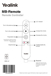 Yealink MB-Remote Manual
