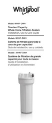 Whirlpool WHKF-DWH Installation, Use And Care Manual