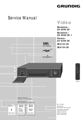 Grundig Florenz SE 6104 SV Service Manual