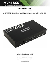 Tekvox 79079-USB User Manual