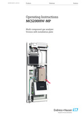 Endress+Hauser MCS200HW-MP Operating Instructions Manual