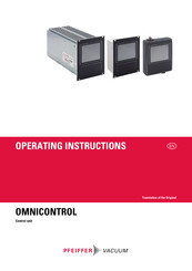 Pfeiffer Vacuum OmniControl Operating Instructions Manual