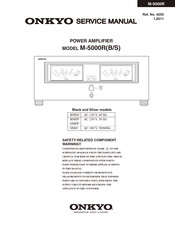Onkyo M-5000RS Service Manual