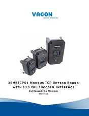 Vacon X5MBTCP01 Installation Manual