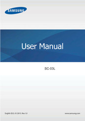 Samsung SC-03L User Manual